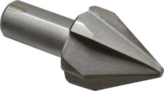 Interstate - 2" Head Diam, 1" Shank Diam, 6 Flute 60° Cobalt Countersink - All Tool & Supply