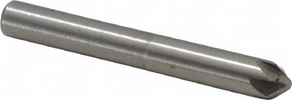 Interstate - 3/16" Head Diam, 3/16" Shank Diam, 6 Flute 82° Cobalt Countersink - All Tool & Supply