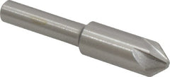 Interstate - 3/8" Head Diam, 1/4" Shank Diam, 6 Flute 82° Cobalt Countersink - All Tool & Supply