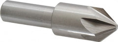 Interstate - 3/4" Head Diam, 1/2" Shank Diam, 6 Flute 82° Cobalt Countersink - All Tool & Supply