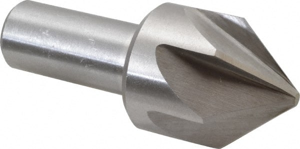 Interstate - 1-3/4" Head Diam, 1" Shank Diam, 6 Flute 82° Cobalt Countersink - All Tool & Supply