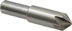 Interstate - 5/8" Head Diam, 1/2" Shank Diam, 6 Flute 90° Cobalt Countersink - All Tool & Supply