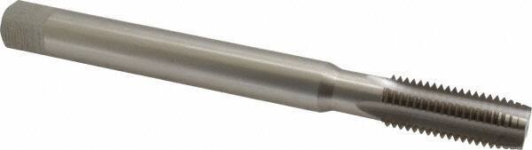 Interstate - 3/4-10 UNC, 4 Flute Plug Hand Pulley Tap - High Speed Steel, Bright Finish, Right Hand Flute, H3 Thread Limit, 8" OAL - All Tool & Supply