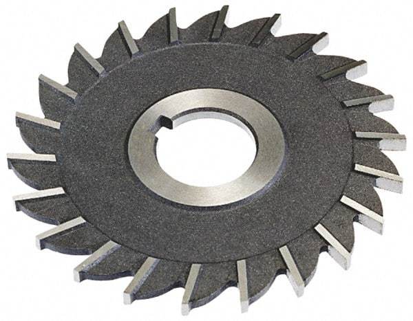 Keo - 5" Diam x 13/16" Width of Cut, 26 Teeth, High Speed Steel Side Milling Cutter - Straight Teeth, Uncoated - All Tool & Supply