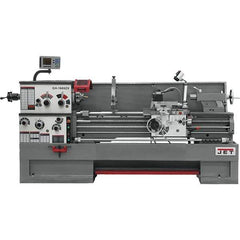 Jet - 16" Swing, 60" Between Centers, 230 Volt, Triple Phase Engine Lathe - 7MT Taper, 7-1/2 hp, 25 to 1,800 RPM, 3-1/8" Bore Diam, 40" Deep x 48" High x 116-1/2" Long - All Tool & Supply