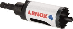 Lenox - 1-1/8" Diam, 1-9/16" Cutting Depth, Hole Saw - Bi-Metal Saw, Toothed Edge - All Tool & Supply