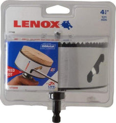 Lenox - 4-3/4" Diam, 1-9/16" Cutting Depth, Hole Saw - Bi-Metal Saw, Toothed Edge - All Tool & Supply