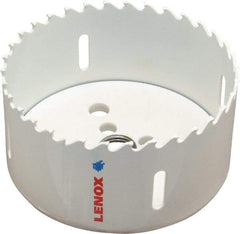 Lenox - 3-5/8" Diam, 1-1/2" Cutting Depth, Hole Saw - Carbide-Tipped Saw, Toothed Edge - All Tool & Supply