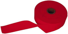 NMC - 300' Long x 2" Wide Roll, Vinyl, Red Barricade Tape - Fluorescent - All Tool & Supply