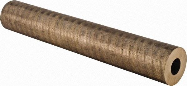 Made in USA - 2 Inch Outside Diameter x 13 Inch Long, Aluminum Bronze Round Tube - 1 Inch Inside Diameter, Alloy Aluminum Bronze (CDA 954), 9 Lb. Shipping Weight - All Tool & Supply