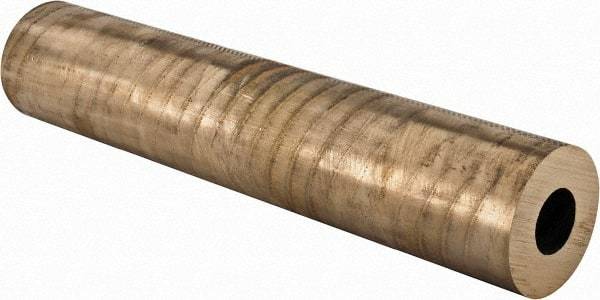 Made in USA - 2-1/2 Inch Outside Diameter x 13 Inch Long, Aluminum Bronze Round Tube - 1-1/4 Inch Inside Diameter, Alloy Aluminum Bronze (CDA 954), 14 Lb. Shipping Weight - All Tool & Supply