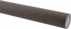 Made in USA - 1' Long, 1-1/2" Diam, Acetal (PTFE-Filled) Plastic Rod - Brown - All Tool & Supply