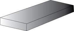 Made in USA - 1/8" Thick x 24" Wide x 1' Long, Polyurethane Sheet - Black, 60A Hardness, ±0.010 Tolerance - All Tool & Supply