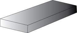 Made in USA - 1/4" Thick x 24" Wide x 1' Long, Polyurethane Sheet - Black, 60A Hardness, ±0.015 Tolerance - All Tool & Supply