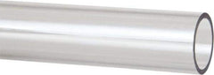 Made in USA - 1-3/4 Inch Outside Diameter x 8 Ft. Long, Plastic Round Tube - Polycarbonate - All Tool & Supply