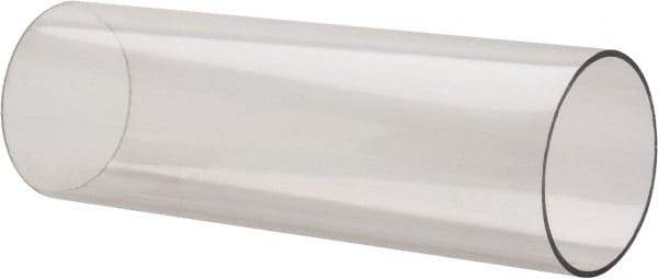 Made in USA - 5 Inch Outside Diameter x 4 Ft. Long, Plastic Round Tube - Polycarbonate - All Tool & Supply