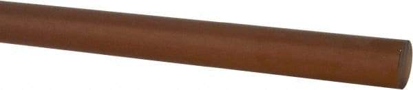 Made in USA - 8' Long, 1/2" Diam, Polyetherimide (PEI) Plastic Rod - Natural (Color) - All Tool & Supply