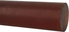 Made in USA - 1' Long, 2" Diam, Polyetherimide (PEI) Plastic Rod - Natural (Color) - All Tool & Supply