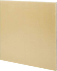 Made in USA - 3/8" Thick x 12" Wide x 2' Long, Epoxyglass Laminate (G10/F4) Sheet - Mustard Yellow, ±0.030 Tolerance - All Tool & Supply