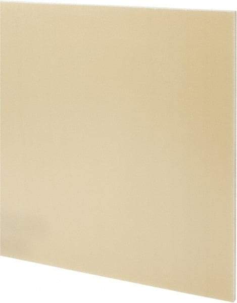 Made in USA - 1/4" Thick x 24" Wide x 2' Long, Epoxyglass Laminate (G10/F4) Sheet - Mustard Yellow, ±0.022 Tolerance - All Tool & Supply