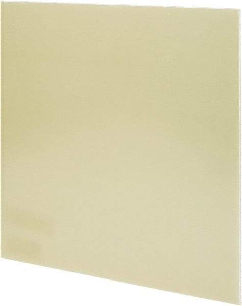 Made in USA - 1/8" Thick x 24" Wide x 3' Long, Epoxyglass Laminate (G10/F4) Sheet - Mustard Yellow, ±0.012 Tolerance - All Tool & Supply