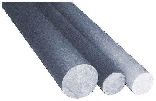 Made in USA - 4' Long, 5/8" Diam, Glass-Cloth Melamine Laminate (G5/G9) Plastic Rod - Grayish Brown - All Tool & Supply