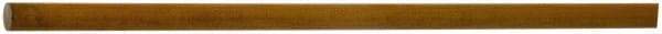 Made in USA - 1' Long, 2-3/4" Diam, Polyurethane Plastic Rod - 50A Hardness, Black - All Tool & Supply