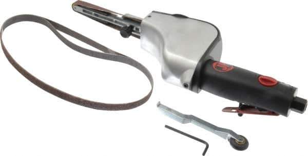 PRO-SOURCE - 1/4 to 1/2 x 24 Inch, 20,000 RPM Air Belt Sander - 1/4 NPT Inlet, 4.2 CFM Air Consumption - All Tool & Supply