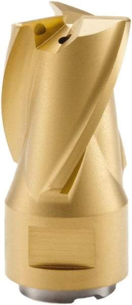 Seco - MP16 M05 Grade MP3000 Carbide Milling Tip Insert - TiAlN Finish, 3 Flutes, 5/8" Cutting Diam, 3/4" Depth of Cut, 1.283" Extension, 0.0315" Cnr Rad - All Tool & Supply