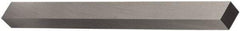 DORMER - M2 Cobalt Square Tool Bit Blank - 3/16" Wide x 3/16" High x 2-1/2" OAL, 2 Beveled Ends, 15° Bevel Angle - Exact Industrial Supply