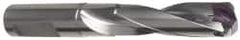 Guhring - 0.669 to 0.689" Diam, 55.8mm Max Depth, 3/4" Shank Diam, 82mm Flute, Replaceable Tip Drill - HT 800 WP Insert, Series 4107 - All Tool & Supply