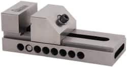 Gibraltar - 3" Jaw Width, 3-3/4" Jaw Opening Capacity, 1-3/8" Jaw Height, Toolmaker's Vise - Flat Jaw, 0.003" Parallelism, 0.005" Squareness, 7" OAL x 2-1/2" OAH - All Tool & Supply