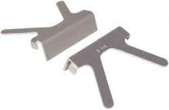 Gibraltar - 3-1/2" Jaw Width, Aluminum, Vise Jaw Cap - Press On Attachment - All Tool & Supply