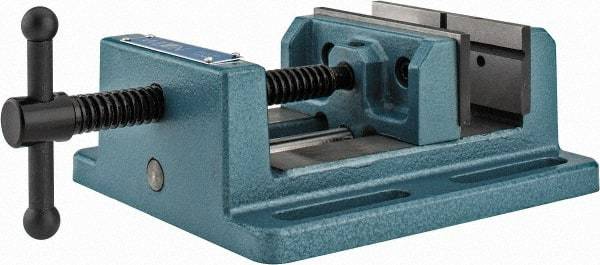 Wilton - 4" Jaw Opening Capacity x 1-1/2" Throat Depth, Horizontal Drill Press Vise - 4" Wide x 1-1/2" High Jaw, Stationary Base, Standard Speed, 6" OAL x 2.88" Overall Height, Cast Iron - All Tool & Supply