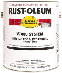 Rust-Oleum - 1 Gal National Blue Gloss Finish Alkyd Enamel Paint - 230 to 425 Sq Ft per Gal, Interior/Exterior, Direct to Metal, <340 gL VOC Compliance - All Tool & Supply