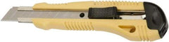 Ability One - Snap Utility Knife - 5-5/8" Steel Blade, Yellow Steel Handle - All Tool & Supply