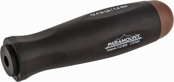 Paramount - 1 Piece, 1.4 Max N/m, Preset Torque Limiting Screwdriver - 0.1969" Drive - All Tool & Supply