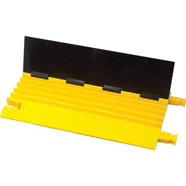 Checkers - On Floor Cable Covers Cover Material: Polyurethane Number of Channels: 5 - All Tool & Supply