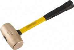 Ampco - 6 Lb Head Mallet - 15" OAL, 15" Long Fiberglass Handle with Grip - All Tool & Supply