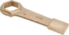 Ampco - 2-9/16" 6 Point Striking Box Wrench - Single End, 13-1/2" OAL, Aluminum Bronze - All Tool & Supply