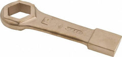 Ampco - 1-7/8" 6 Point Striking Box Wrench - Single End, 10-5/8" OAL, Aluminum Bronze - All Tool & Supply