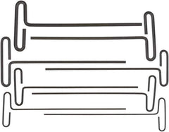 Bondhus - 8 Piece Loop T-Handle Hex Key Set - Hex Range 2 to 10mm, 9" OAL, Protanium High Torque Steel - All Tool & Supply