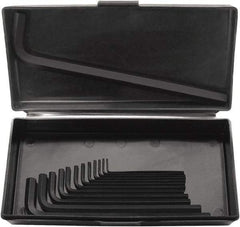 Bondhus - 13 Piece L-Key Hex Key Set - Hex Range 1/16 to 1/2", 9" OAL, Protanium High Torque Steel - All Tool & Supply