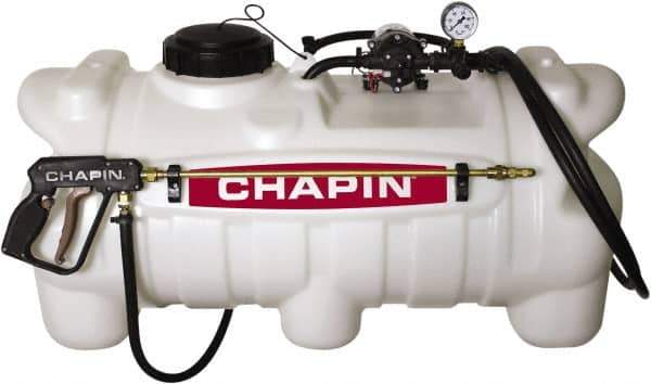 Chapin - 25 Gal Chemical Safe Garden Hand Sprayer - Use with Cleaners/Degreasers, Polyethylene Tank, Wide Mouth, Reinforced Hose - All Tool & Supply