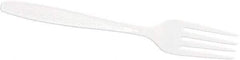 Solo - Solo Guildware Heavyweight Plastic Forks - White - All Tool & Supply