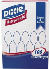 Dixie - Dixie Plastic Tableware, Heavyweight Teaspoons - White - All Tool & Supply