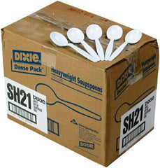 Dixie - Dixie Plastic Tableware, Heavyweight Soup Spoons - White - All Tool & Supply