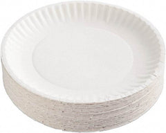 AJM Packaging Corporation - Uncoated Paper Plates, 6" - White - All Tool & Supply