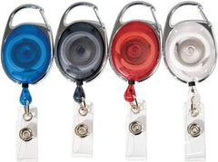 ADVANTUS - 30 Inch Long, Retractable ID Holder Strap - Assorted Colors, 20 Pack - All Tool & Supply