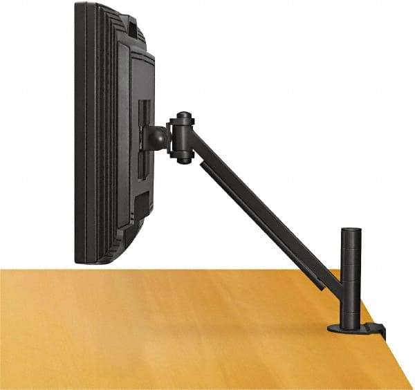 FELLOWES - AV Mounts, Arms and Hardware , Holds Monitor - 20 Lbs. Load Capacity, Desk Mount Rotating and Tilting - All Tool & Supply